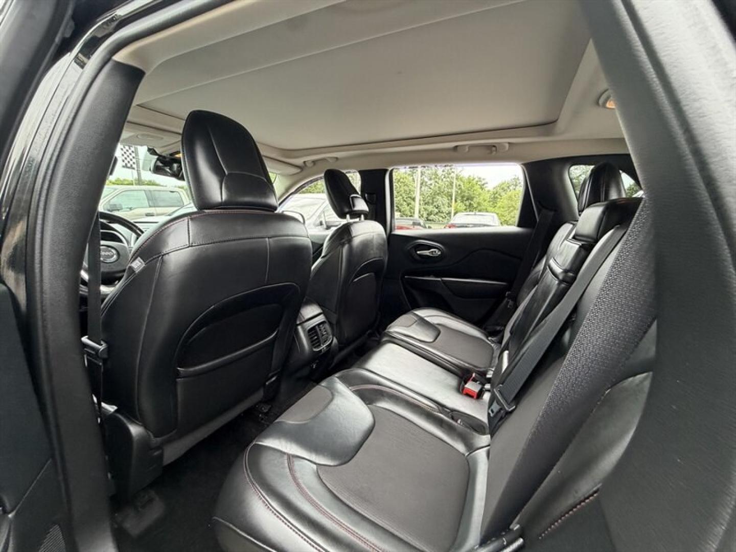 2015 Brilliant Black Crystal Pearl Coat Jeep Cherokee Trailhawk (1C4PJMBS3FW) with an 3.2L V6 271hp 239ft. lbs. engine, Automatic transmission, located at 25355 Eames Street, Channahon, IL, 60410, (815) 467-1807, 41.429108, -88.228432 - Ready to own the road and turn heads while youre at it? Meet this 2015 Jeep Cherokee Trailhawk, a total showstopper in sleek Granite Crystal Metallic Clear Coat. Under that tough hood, youll find a burly 3.2L V6 engine packing 271 horsepower and 239 ft-lbs of torquebecause sometimes, you gotta have- Photo#14