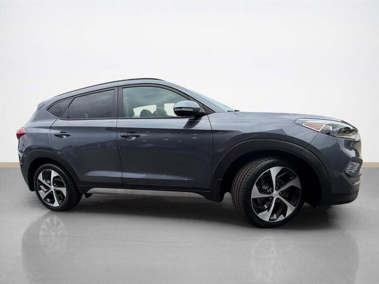 2017 Coliseum Gray Hyundai TUCSON AWD Value (KM8J3CA21HU) with an 1.6L Turbo I4 175hp 195ft. lbs. engine, Automatic transmission, located at 25355 Eames Street, Channahon, IL, 60410, (815) 467-1807, 41.429108, -88.228432 - Ready to roll in style and confidence? Check out this 2017 Hyundai Tucson Value, rocking that sleek Coliseum Gray exterior with a classy Gray interior that says, Ive arrived. Under the hood, you get a peppy 1.6L Turbo I4 engine pumping out 175 horsepower and 195 ft-lbs of torque enough zip to keep- Photo#1
