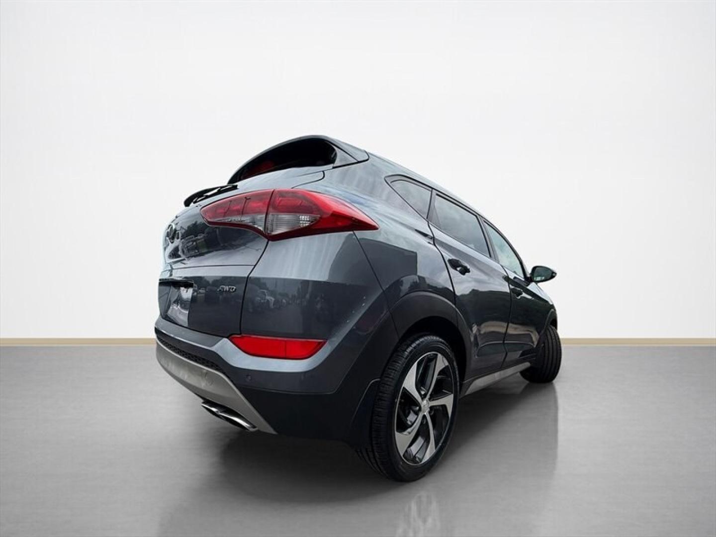 2017 Coliseum Gray Hyundai TUCSON AWD Value (KM8J3CA21HU) with an 1.6L Turbo I4 175hp 195ft. lbs. engine, Automatic transmission, located at 25355 Eames Street, Channahon, IL, 60410, (815) 467-1807, 41.429108, -88.228432 - Ready to roll in style and confidence? Check out this 2017 Hyundai Tucson Value, rocking that sleek Coliseum Gray exterior with a classy Gray interior that says, Ive arrived. Under the hood, you get a peppy 1.6L Turbo I4 engine pumping out 175 horsepower and 195 ft-lbs of torque enough zip to keep- Photo#3