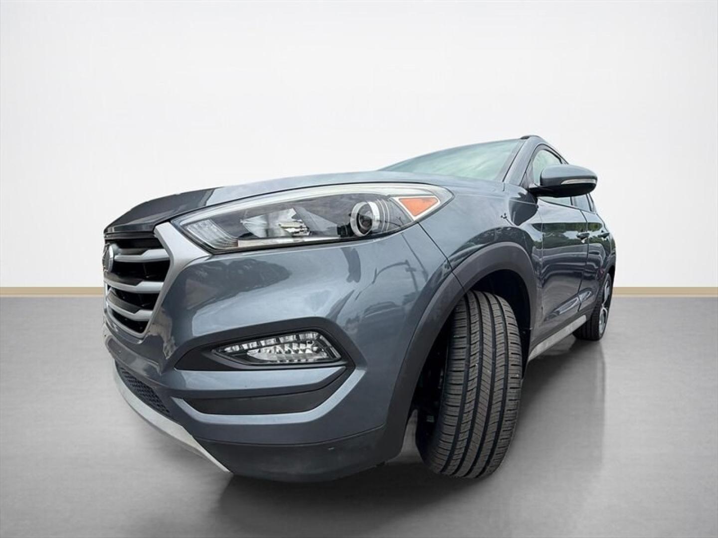 2017 Coliseum Gray Hyundai TUCSON AWD Value (KM8J3CA21HU) with an 1.6L Turbo I4 175hp 195ft. lbs. engine, Automatic transmission, located at 25355 Eames Street, Channahon, IL, 60410, (815) 467-1807, 41.429108, -88.228432 - Ready to roll in style and confidence? Check out this 2017 Hyundai Tucson Value, rocking that sleek Coliseum Gray exterior with a classy Gray interior that says, Ive arrived. Under the hood, you get a peppy 1.6L Turbo I4 engine pumping out 175 horsepower and 195 ft-lbs of torque enough zip to keep- Photo#7