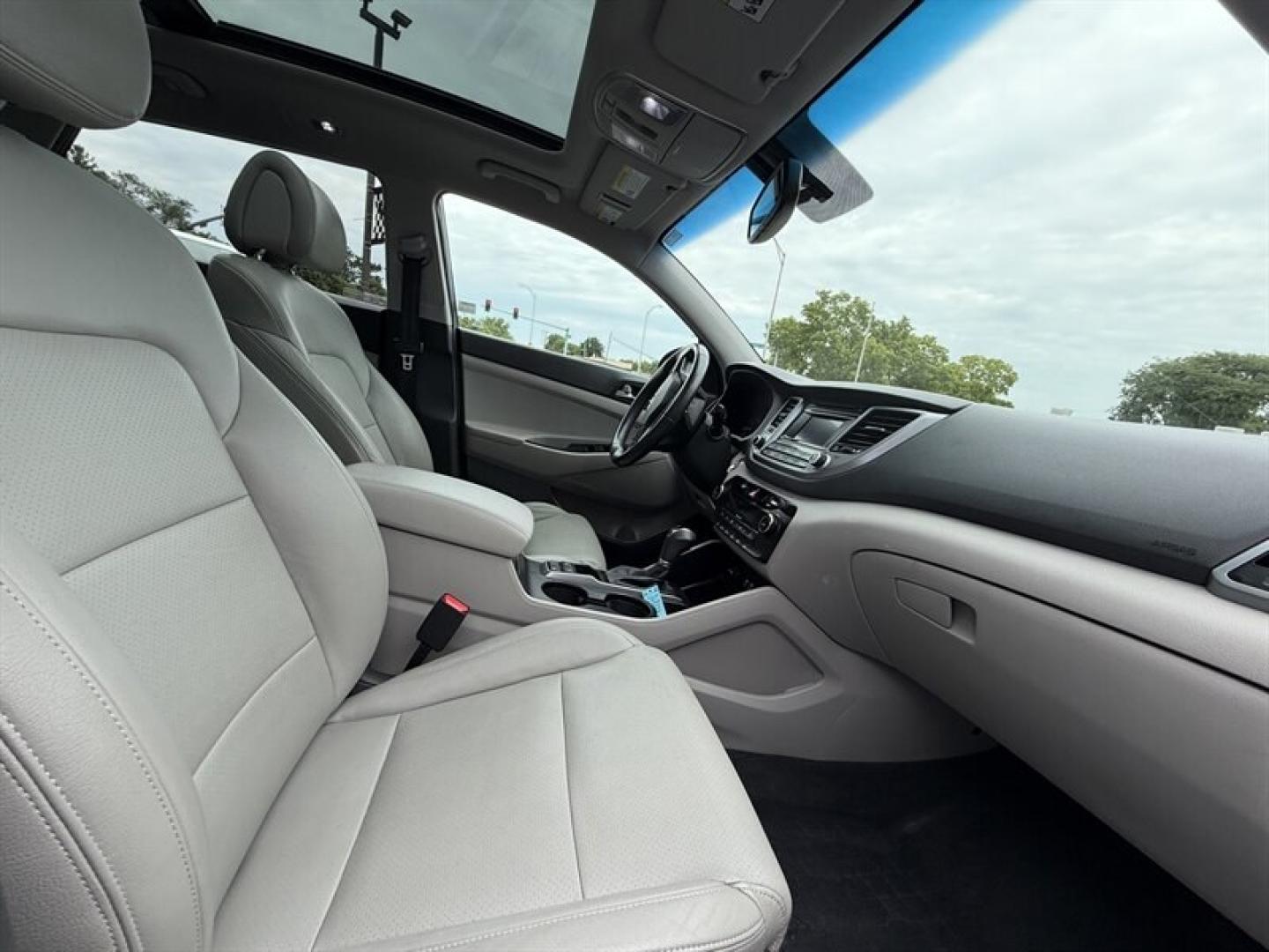 2017 Coliseum Gray Hyundai TUCSON AWD Value (KM8J3CA21HU) with an 1.6L Turbo I4 175hp 195ft. lbs. engine, Automatic transmission, located at 25355 Eames Street, Channahon, IL, 60410, (815) 467-1807, 41.429108, -88.228432 - Ready to roll in style and confidence? Check out this 2017 Hyundai Tucson Value, rocking that sleek Coliseum Gray exterior with a classy Gray interior that says, Ive arrived. Under the hood, you get a peppy 1.6L Turbo I4 engine pumping out 175 horsepower and 195 ft-lbs of torque enough zip to keep- Photo#11