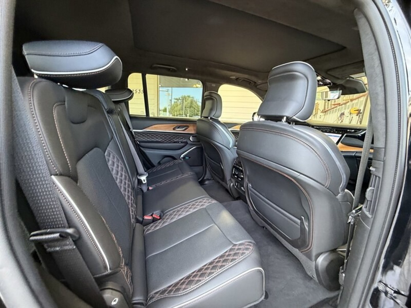 2023 Diamond Black Crystal Pearl Coat Jeep Grand Cherokee Summit Reserve (1C4RJHEG9PC) with an Pentastar 3.6L V6 293hp 260ft. lbs. engine, Automatic transmission, located at 25355 Eames Street, Channahon, IL, 60410, (815) 467-1807, 41.429108, -88.228432 - LUXURY, POWER and TECHNOLOGYALL IN ONE SUV! Check out this stunning 2023 Jeep Grand Cherokee Summit Reserve 4x4 finished in Diamond Black Crystal Pearlcoat with a luxurious Palermo leather interior! This isnt your average Grand Cherokee. It originally stickered for $72,880 and is absolutely loa- Photo#12