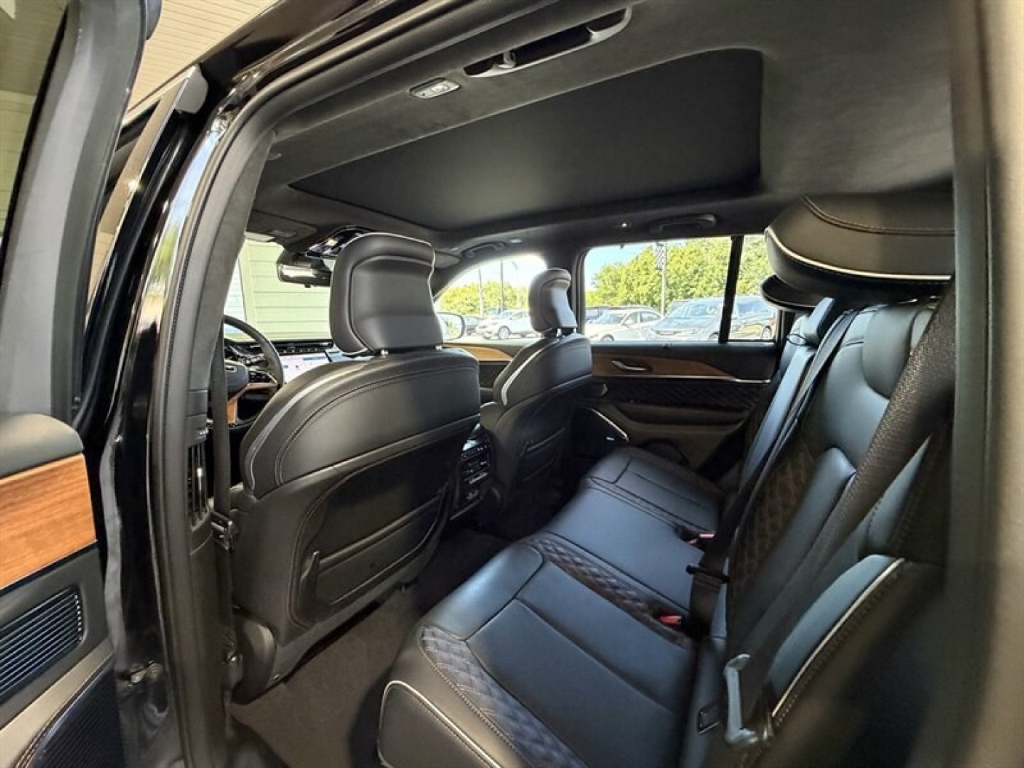 2023 Diamond Black Crystal Pearl Coat Jeep Grand Cherokee Summit Reserve (1C4RJHEG9PC) with an Pentastar 3.6L V6 293hp 260ft. lbs. engine, Automatic transmission, located at 25355 Eames Street, Channahon, IL, 60410, (815) 467-1807, 41.429108, -88.228432 - LUXURY, POWER and TECHNOLOGYALL IN ONE SUV! Check out this stunning 2023 Jeep Grand Cherokee Summit Reserve 4x4 finished in Diamond Black Crystal Pearlcoat with a luxurious Palermo leather interior! This isnt your average Grand Cherokee. It originally stickered for $72,880 and is absolutely loa- Photo#14