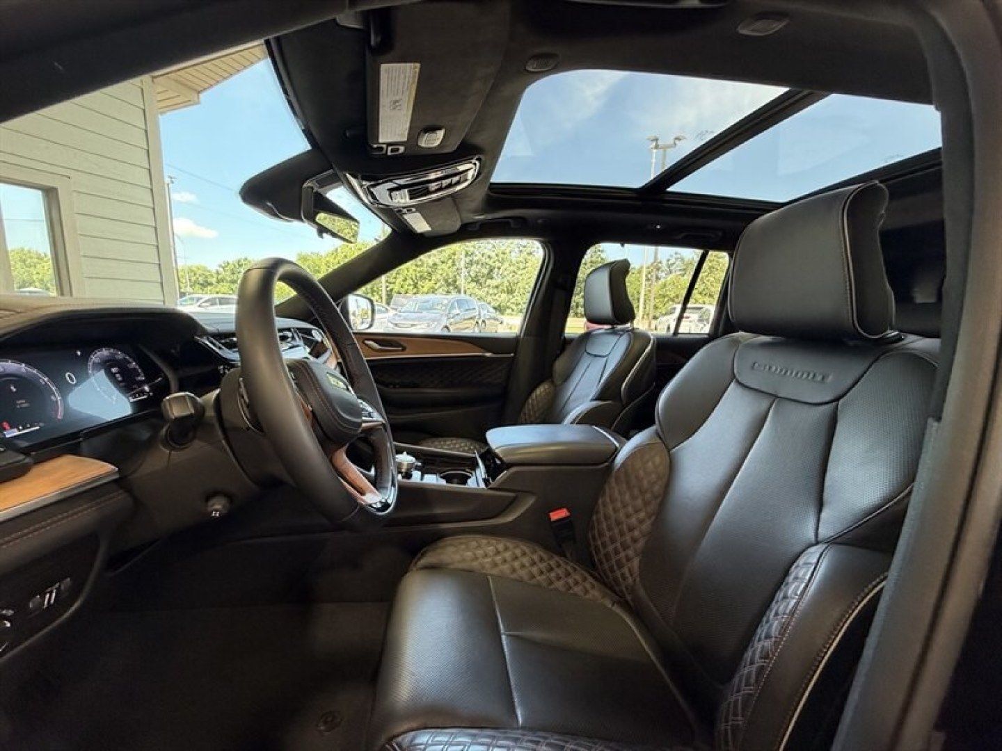 2023 Diamond Black Crystal Pearl Coat Jeep Grand Cherokee Summit Reserve (1C4RJHEG9PC) with an Pentastar 3.6L V6 293hp 260ft. lbs. engine, Automatic transmission, located at 25355 Eames Street, Channahon, IL, 60410, (815) 467-1807, 41.429108, -88.228432 - LUXURY, POWER and TECHNOLOGYALL IN ONE SUV! Check out this stunning 2023 Jeep Grand Cherokee Summit Reserve 4x4 finished in Diamond Black Crystal Pearlcoat with a luxurious Palermo leather interior! This isnt your average Grand Cherokee. It originally stickered for $72,880 and is absolutely loa- Photo#15