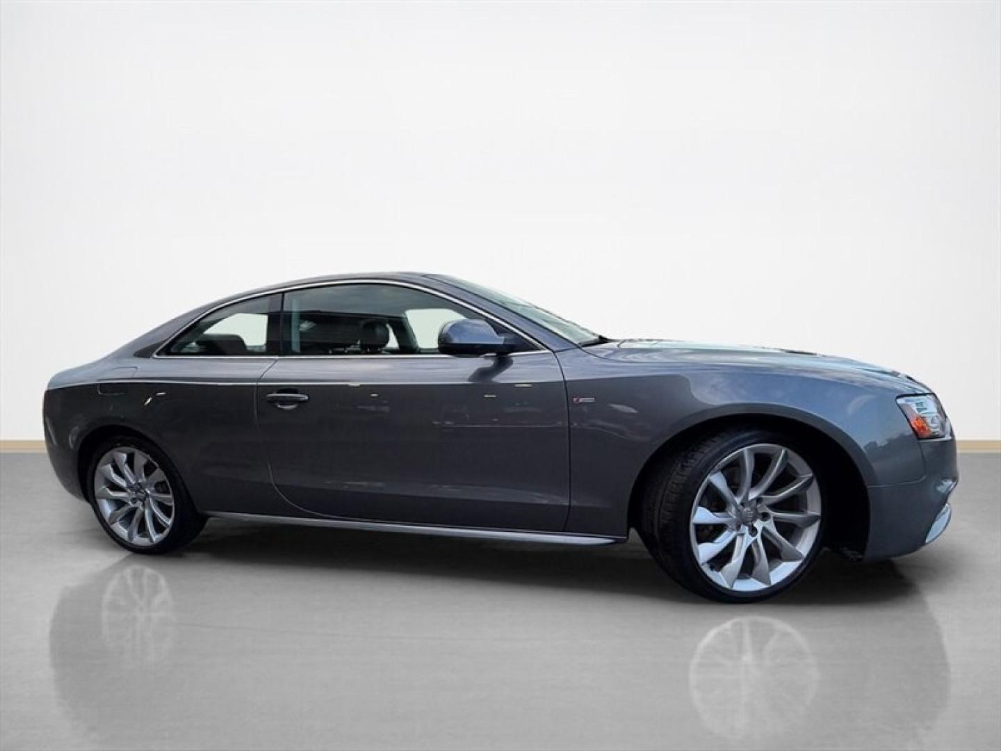 2015 Monsoon Gray Metallic Audi A5 2.0T Premium Plus quattro (WAUMFAFR0FA) with an 2.0 engine, TipTronic transmission, located at 25355 Eames Street, Channahon, IL, 60410, (815) 467-1807, 41.429108, -88.228432 - Feast your eyes on this sleek and sophisticated 2015 Audi A5 2.0T quattro Premium Plus where luxury meets performance with style that refuses to blend into the background. Under the hood, youve got a spirited 2.0-liter turbocharged engine that delivers just the right amount of punch, paired with Au- Photo#1