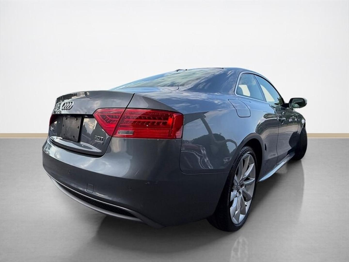 2015 Monsoon Gray Metallic Audi A5 2.0T Premium Plus quattro (WAUMFAFR0FA) with an 2.0 engine, TipTronic transmission, located at 25355 Eames Street, Channahon, IL, 60410, (815) 467-1807, 41.429108, -88.228432 - Feast your eyes on this sleek and sophisticated 2015 Audi A5 2.0T quattro Premium Plus where luxury meets performance with style that refuses to blend into the background. Under the hood, youve got a spirited 2.0-liter turbocharged engine that delivers just the right amount of punch, paired with Au- Photo#3