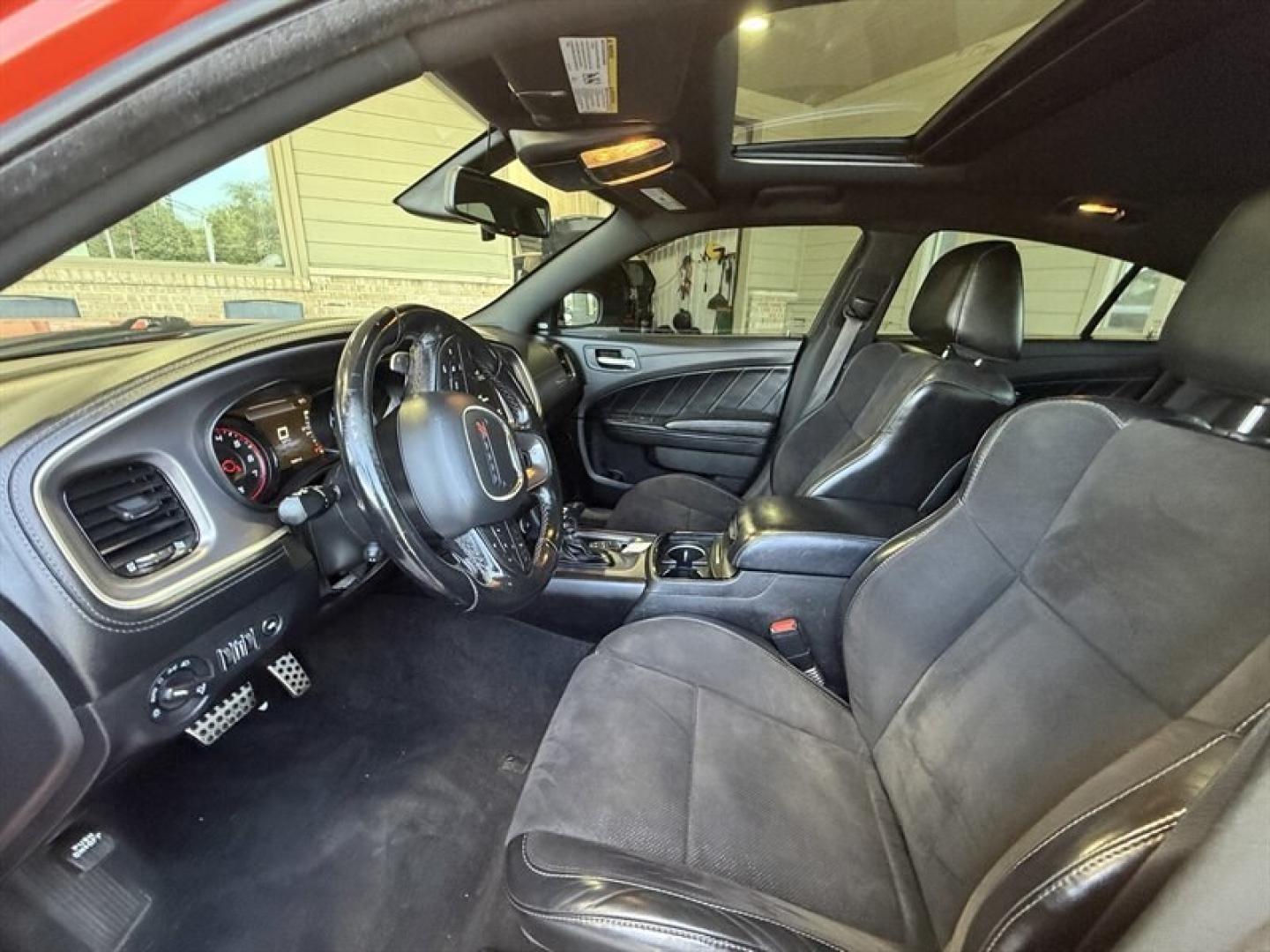 2021 Go Mango Dodge Charger R/T (2C3CDXCTXMH) with an HEMI 5.7L V8 370hp 395ft. lbs. engine, Automatic transmission, located at 25355 Eames Street, Channahon, IL, 60410, (815) 467-1807, 41.429108, -88.228432 - 2021 Dodge Charger R/T Plus HEMI Power in Go Mango! Turn every drive into an event with this head-turning Go Mango Charger R/T Plus, powered by the legendary 5.7L HEMI V8! It has the color, sound and muscle-car attitude you wantplus a loaded interior. 5.7L HEMI V8 engine Eight-speed automatic- Photo#15