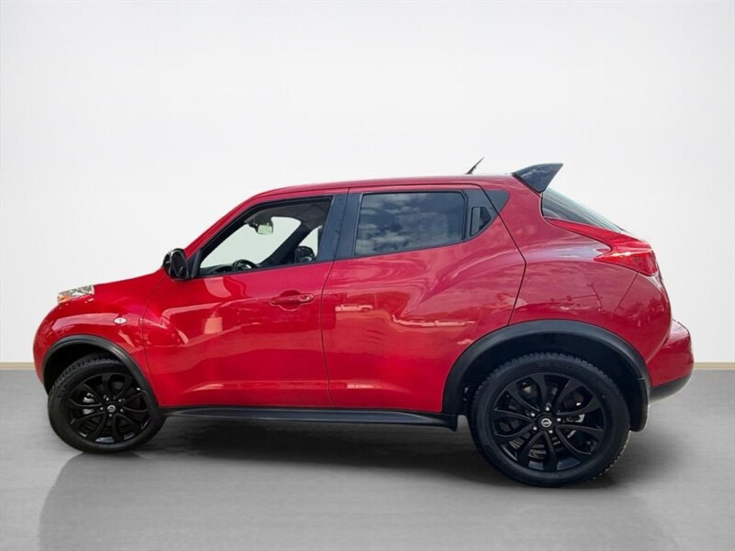 2014 Red Alert Nissan JUKE S (JN8AF5MR2ET) with an 1.6L Turbo I4 188hp 177ft. lbs. engine, Automatic transmission, located at 25355 Eames Street, Channahon, IL, 60410, (815) 467-1807, 41.429108, -88.228432 - 2014 Nissan JUKE S Turbocharged and Ready to Go! Looking for something sporty, fun, and different from everything else on the road? Check out this 2014 Nissan JUKE S FWD! Turbocharged 1.6L engine Automatic CVT Midnight Edition appearance package Black alloy wheels Rear spoiler Backup camera Bluet- Photo#6