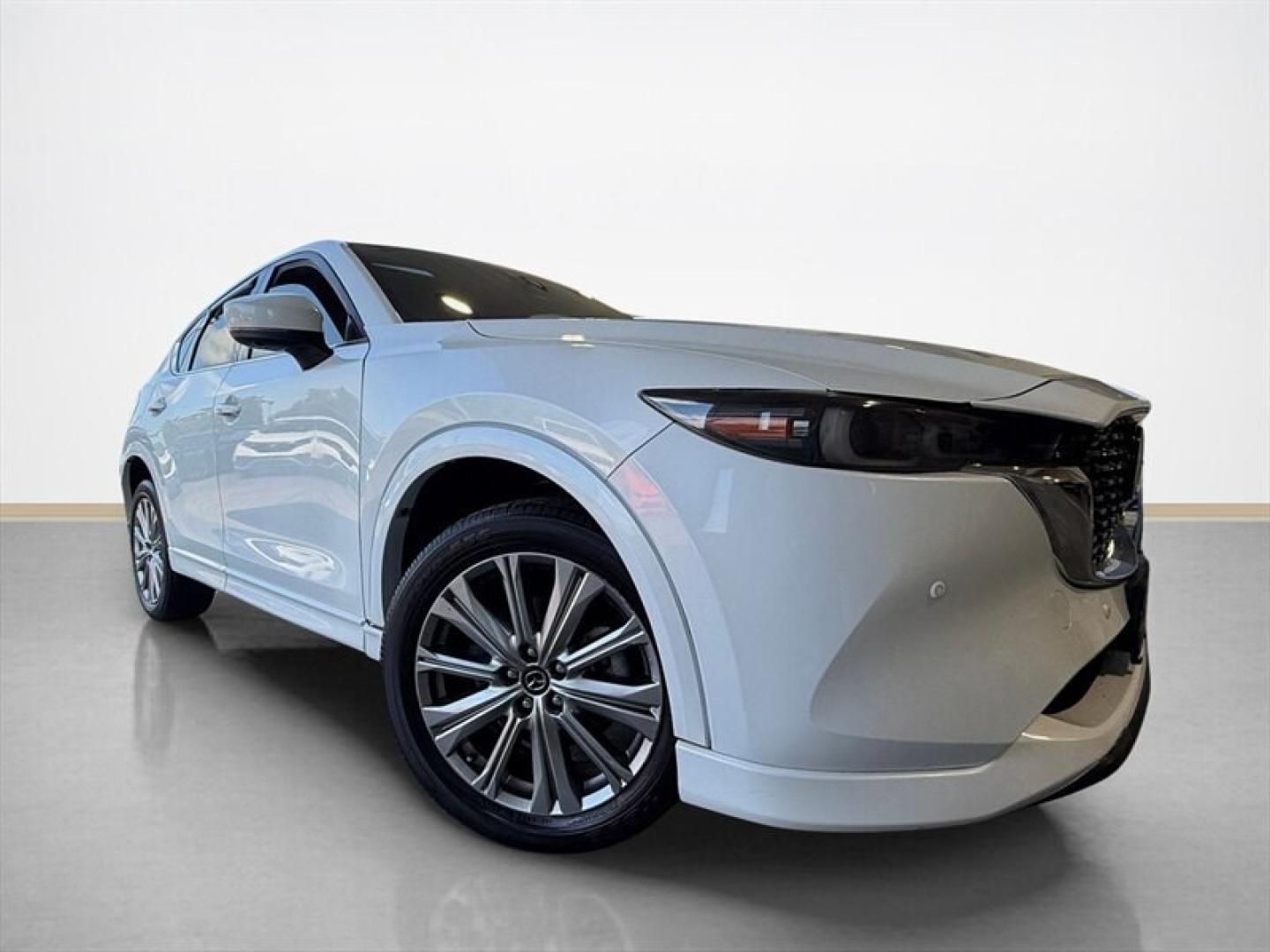 2022 Snowflake White Pearl Mica Mazda CX-5 2.5 Turbo Signature (JM3KFBXY0N0) with an 2.5 engine, Automatic transmission, located at 25355 Eames Street, Channahon, IL, 60410, (815) 467-1807, 41.429108, -88.228432 - 2022 MAZDA CX-5 SIGNATURE AWD SHE UNDERSTOOD THE ASSIGNMENT! Luxury interior? Check. Turbo power? Obviously. All-wheel drive? Because looking good shouldnt mean staying home when Chicago weather gets dramatic. This Snowflake White Pearl CX-5 Signature was over $40,000 when new and comes loaded wi- Photo#1