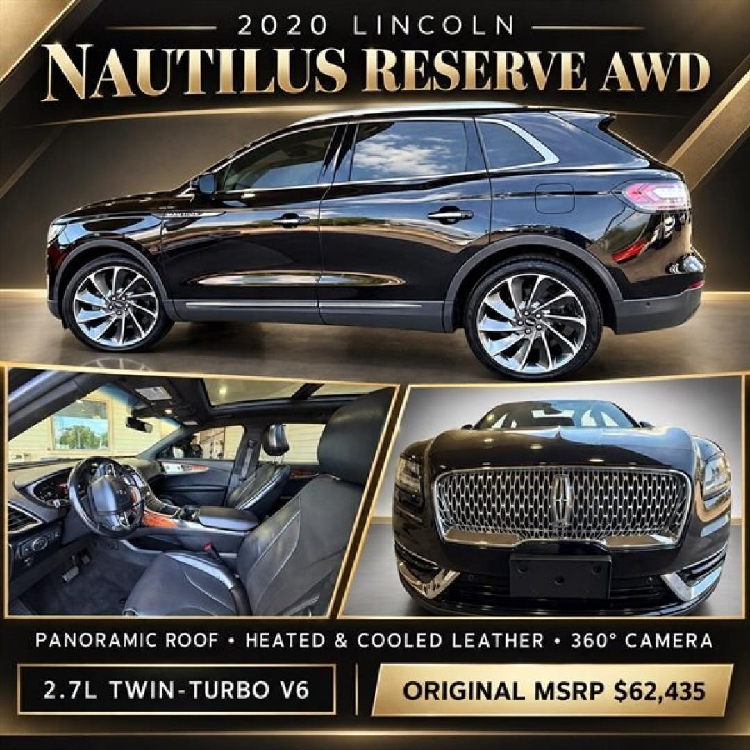 2020 Infinite Black Lincoln Nautilus Reserve (2LMPJ8KP3LB) with an 2.7L Twin Turbo V6 335hp 380ft. lbs. engine, Automatic transmission, located at 25355 Eames Street, Channahon, IL, 60410, (815) 467-1807, 41.429108, -88.228432 - LUXURY WITHOUT THE BRAND-NEW PRICE TAG! This 2020 Lincoln Nautilus Reserve AWD showed up dressed to impresswith an original MSRP of over $62,000! 2.7L Twin-Turbo V6 All-Wheel Drive Panoramic Vista Roof Heated and Ventilated Leather Seats Heated Rear Seats and Steering Wheel Navigation 3- Photo#9