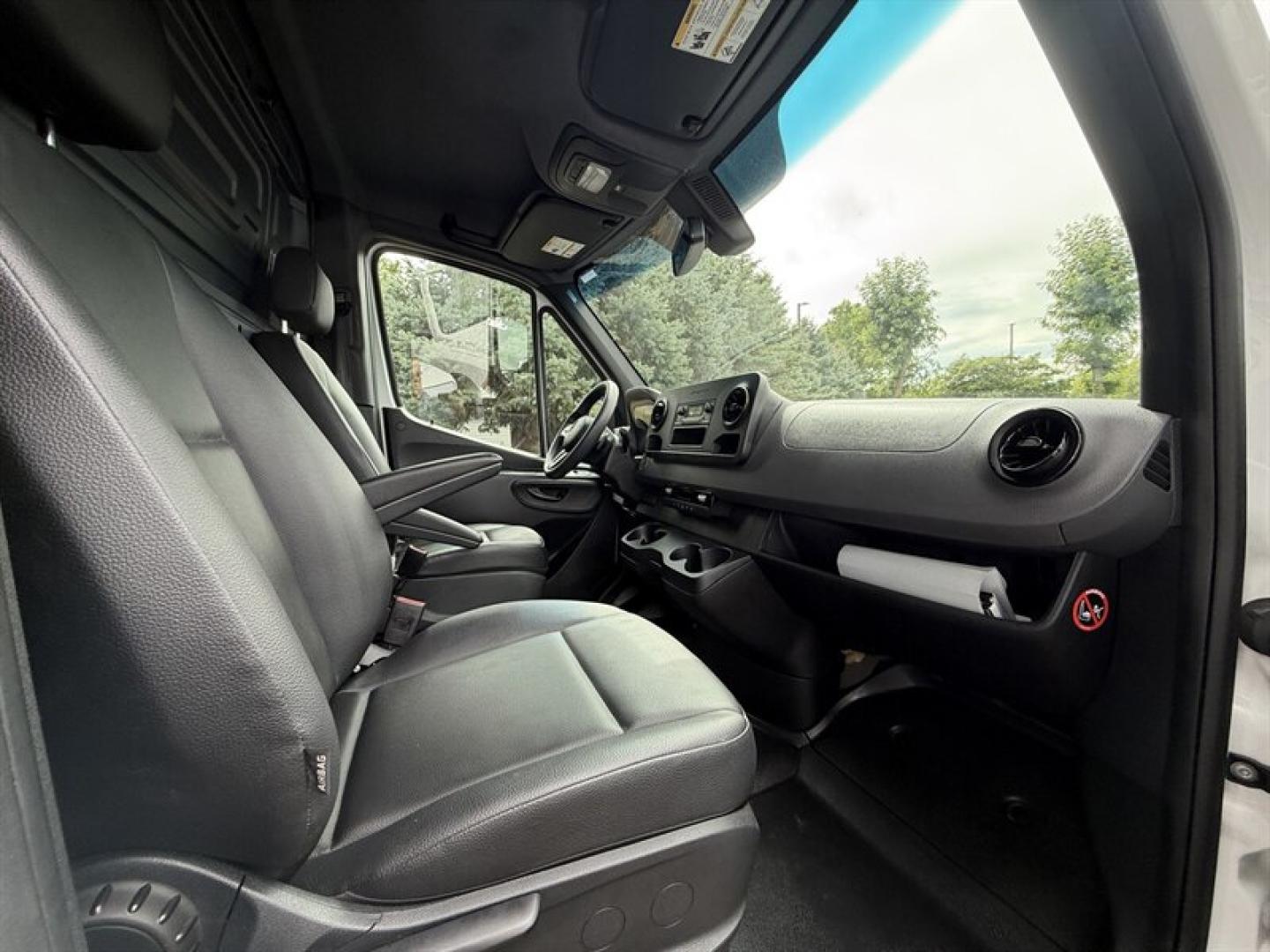 2021 Arctic White Mercedes-Benz Sprinter Cargo Van 144 in. WB (W1Y70BGY6MT) with an 2.0L Turbo I4 188hp 258ft. lbs. engine, Automatic transmission, located at 25355 Eames Street, Channahon, IL, 60410, (815) 467-1807, 41.429108, -88.228432- Photo#11