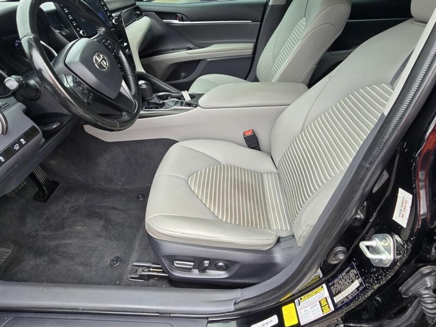 2023 Midnight Black Metallic Toyota Camry Hybrid SE (4T1S31AK5PU) with an 2.5L Hybrid I4 208hp engine, Automatic transmission, located at 25355 Eames Street, Channahon, IL, 60410, (815) 467-1807, 41.429108, -88.228432 - The 2023 Toyota Camry Hybrid SE combines efficiency, performance, and modern design in a sleek Black exterior with a matching Black interior. Powered by a 2.5L Hybrid I4 engine delivering 208 horsepower, this sedan offers an impressive fuel economy of 44 MPG in the city and 47 MPG on the highway, ma- Photo#10