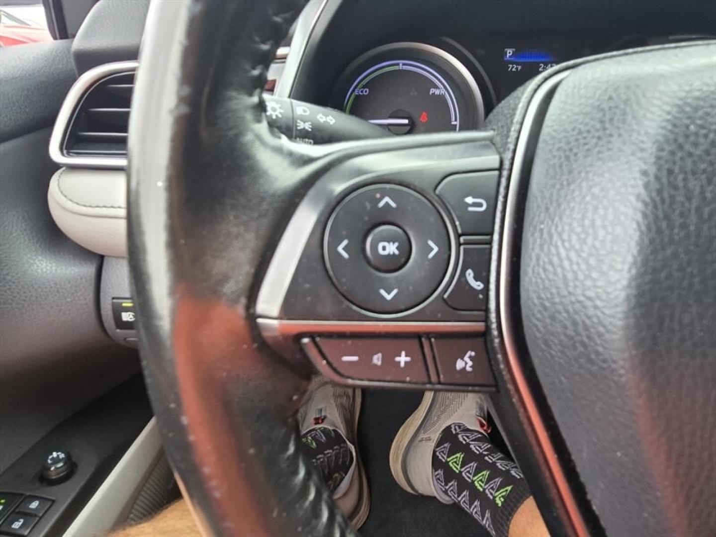 2023 Midnight Black Metallic Toyota Camry Hybrid SE (4T1S31AK5PU) with an 2.5L Hybrid I4 208hp engine, Automatic transmission, located at 25355 Eames Street, Channahon, IL, 60410, (815) 467-1807, 41.429108, -88.228432 - The 2023 Toyota Camry Hybrid SE combines efficiency, performance, and modern design in a sleek Black exterior with a matching Black interior. Powered by a 2.5L Hybrid I4 engine delivering 208 horsepower, this sedan offers an impressive fuel economy of 44 MPG in the city and 47 MPG on the highway, ma- Photo#15