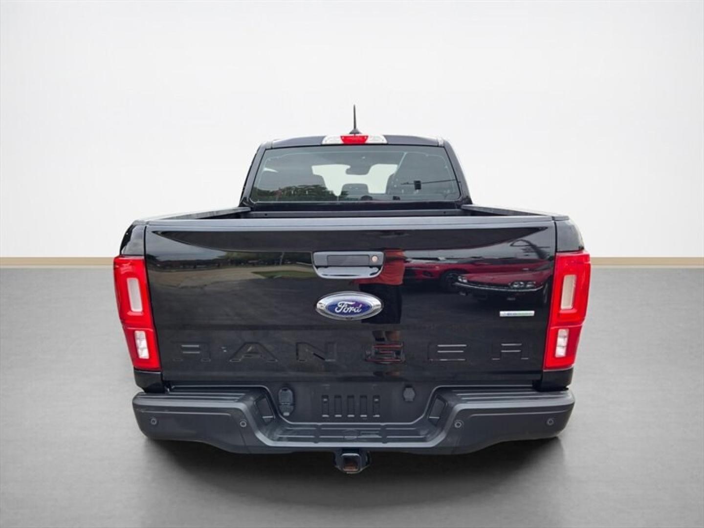 2019 Shadow Black Ford Ranger XL (1FTER4FH1KL) with an EcoBoost 2.3L Turbo I4 270hp 310ft. lbs. engine, Automatic transmission, located at 25355 Eames Street, Channahon, IL, 60410, (815) 467-1807, 41.429108, -88.228432 - The 2019 Ford Ranger XL is a midsize pickup truck equipped with a powerful EcoBoost 2.3L Turbocharged I4 engine, delivering 270 horsepower and 310 ft-lbs of torque. This model comes in a sleek black exterior complemented by a matching black interior, offering a cohesive and modern appearance. Desig- Photo#4