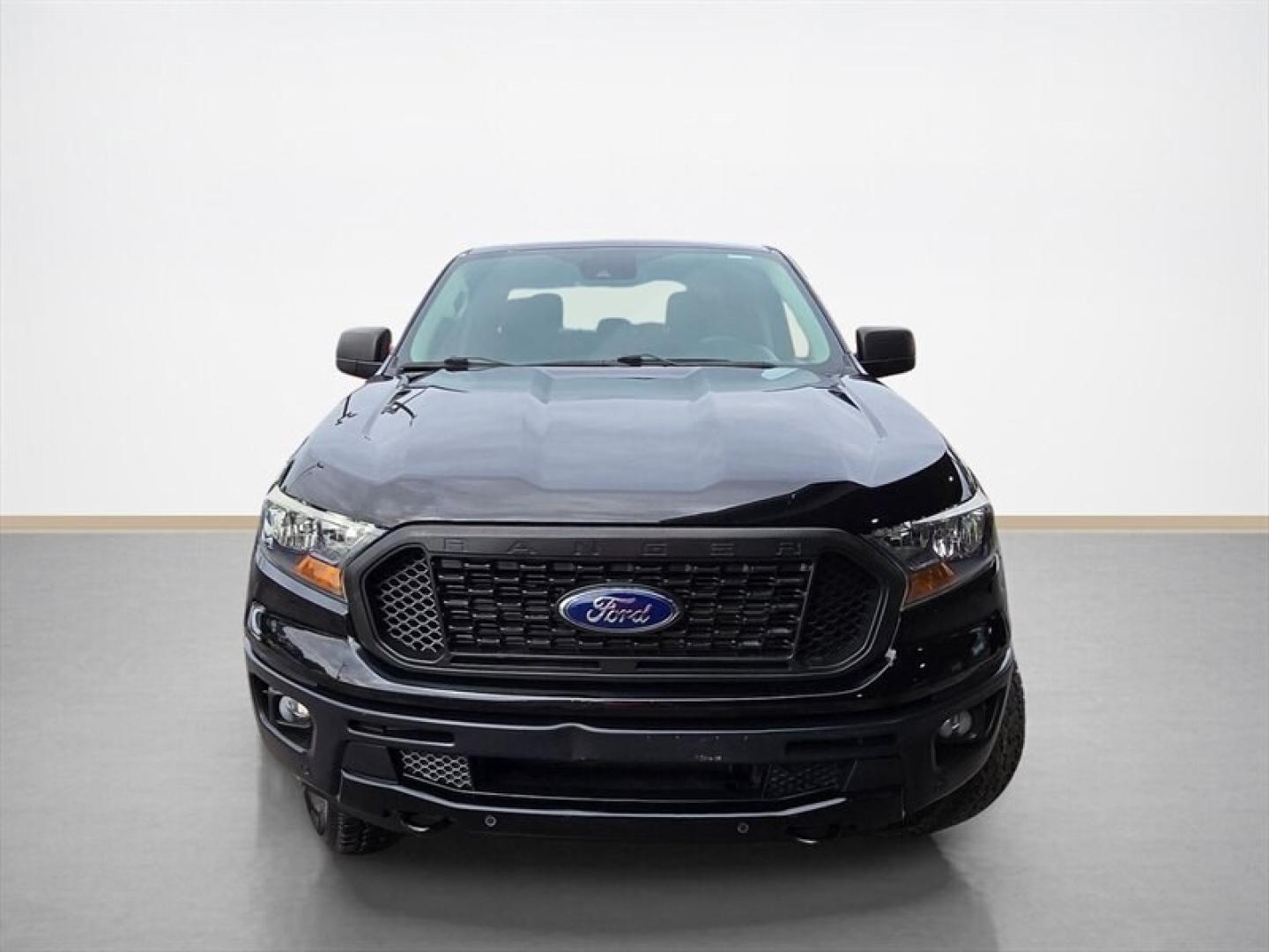 2019 Shadow Black Ford Ranger XL (1FTER4FH1KL) with an EcoBoost 2.3L Turbo I4 270hp 310ft. lbs. engine, Automatic transmission, located at 25355 Eames Street, Channahon, IL, 60410, (815) 467-1807, 41.429108, -88.228432 - The 2019 Ford Ranger XL is a midsize pickup truck equipped with a powerful EcoBoost 2.3L Turbocharged I4 engine, delivering 270 horsepower and 310 ft-lbs of torque. This model comes in a sleek black exterior complemented by a matching black interior, offering a cohesive and modern appearance. Desig- Photo#8