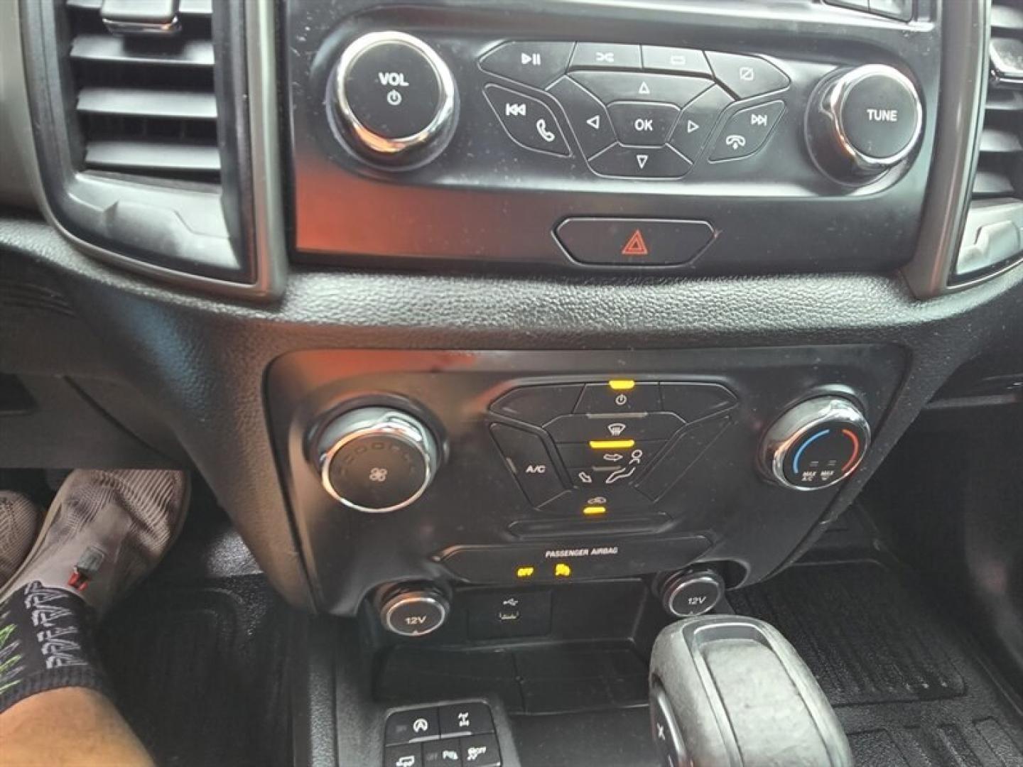 2019 Shadow Black Ford Ranger XL (1FTER4FH1KL) with an EcoBoost 2.3L Turbo I4 270hp 310ft. lbs. engine, Automatic transmission, located at 25355 Eames Street, Channahon, IL, 60410, (815) 467-1807, 41.429108, -88.228432 - The 2019 Ford Ranger XL is a midsize pickup truck equipped with a powerful EcoBoost 2.3L Turbocharged I4 engine, delivering 270 horsepower and 310 ft-lbs of torque. This model comes in a sleek black exterior complemented by a matching black interior, offering a cohesive and modern appearance. Desig- Photo#16
