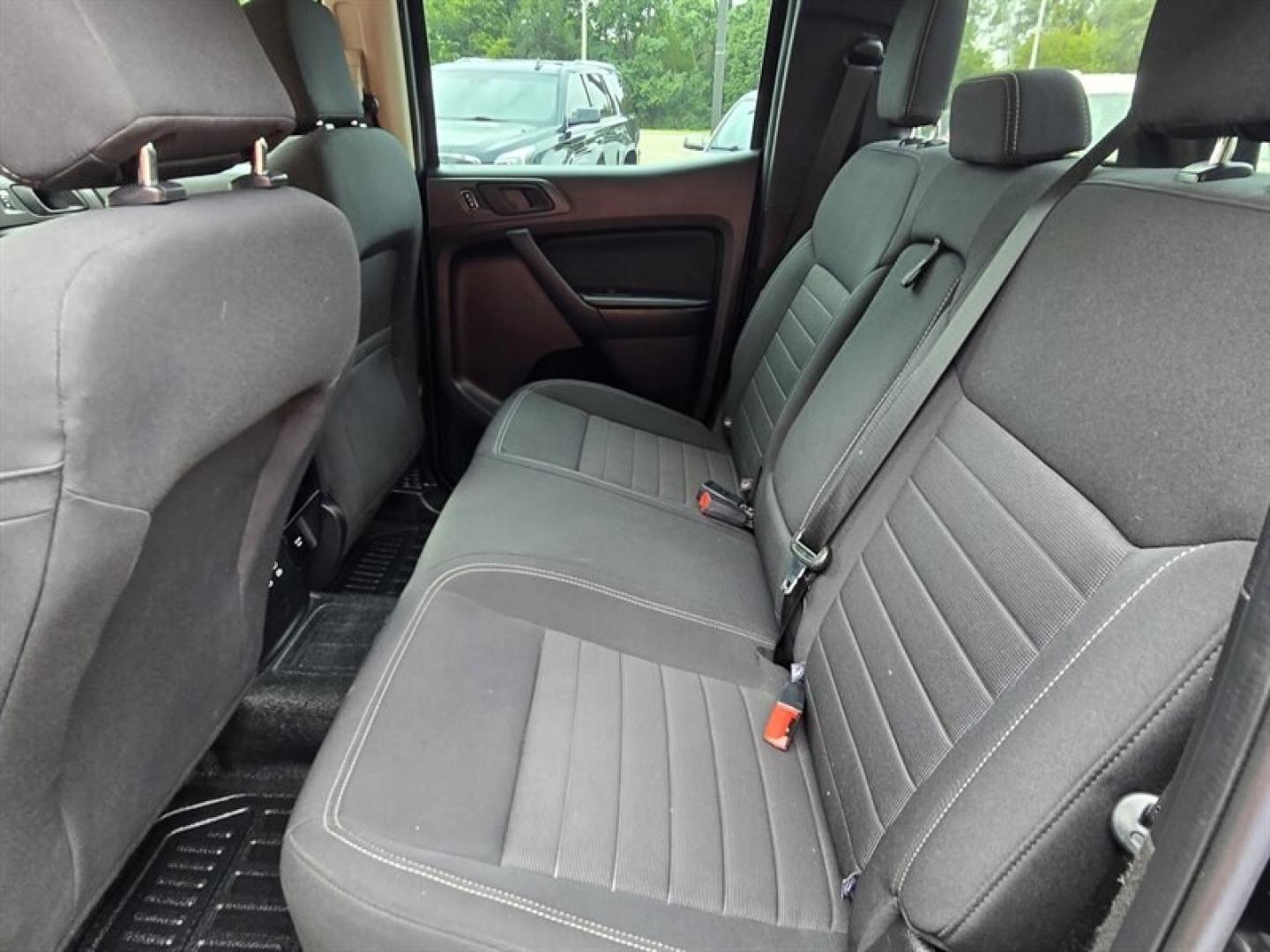 2019 Shadow Black Ford Ranger XL (1FTER4FH1KL) with an EcoBoost 2.3L Turbo I4 270hp 310ft. lbs. engine, Automatic transmission, located at 25355 Eames Street, Channahon, IL, 60410, (815) 467-1807, 41.429108, -88.228432 - The 2019 Ford Ranger XL is a midsize pickup truck equipped with a powerful EcoBoost 2.3L Turbocharged I4 engine, delivering 270 horsepower and 310 ft-lbs of torque. This model comes in a sleek black exterior complemented by a matching black interior, offering a cohesive and modern appearance. Desig- Photo#19