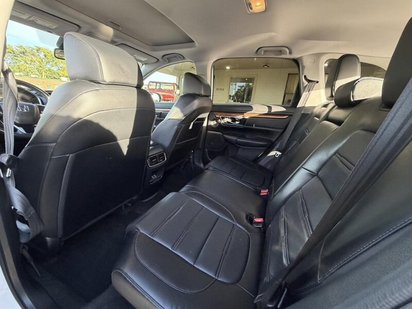 2021 Platinum White Pearl Honda CR-V Touring (7FARW2H9XME) with an 1.5L Turbo I4 190hp 179ft. lbs. engine, Automatic transmission, located at 25355 Eames Street, Channahon, IL, 60410, (815) 467-1807, 41.429108, -88.228432 - The 2021 Honda CR-V Touring is a well-equipped compact SUV that combines performance, comfort, and advanced technology. Powered by a 1.5L Turbocharged Inline-4 engine, it delivers 190 horsepower and 179 lb-ft of torque, providing a balanced blend of power and efficiency. This model achieves an estim- Photo#14