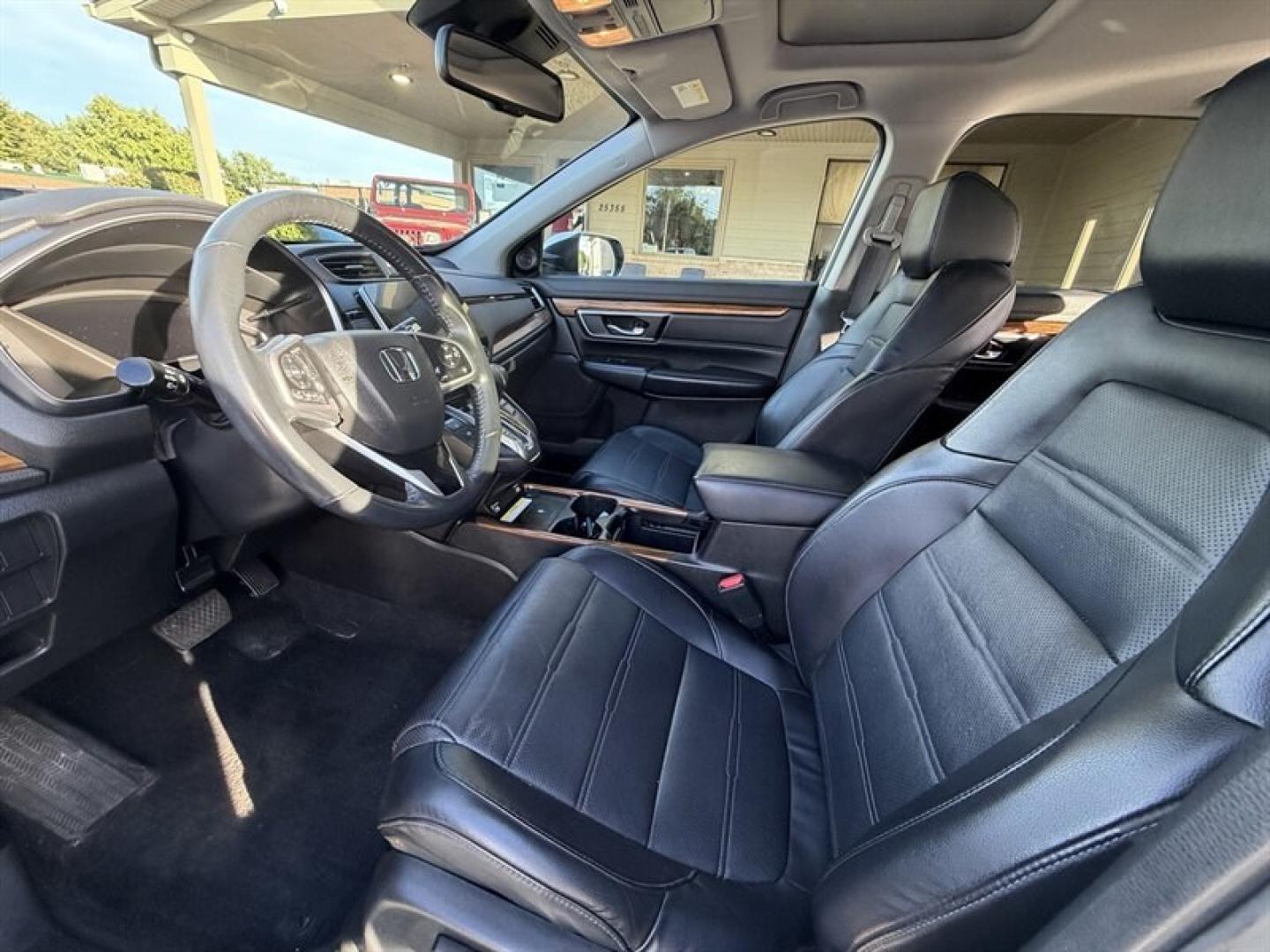 2021 Platinum White Pearl Honda CR-V Touring (7FARW2H9XME) with an 1.5L Turbo I4 190hp 179ft. lbs. engine, Automatic transmission, located at 25355 Eames Street, Channahon, IL, 60410, (815) 467-1807, 41.429108, -88.228432 - The 2021 Honda CR-V Touring is a well-equipped compact SUV that combines performance, comfort, and advanced technology. Powered by a 1.5L Turbocharged Inline-4 engine, it delivers 190 horsepower and 179 lb-ft of torque, providing a balanced blend of power and efficiency. This model achieves an estim- Photo#15