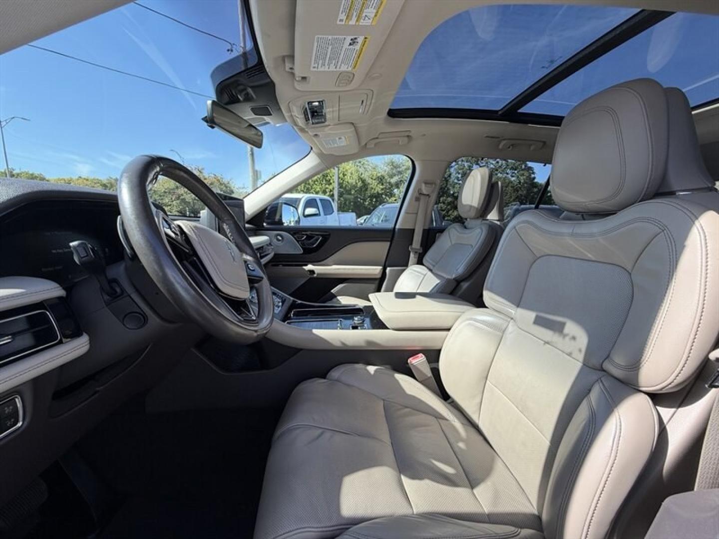 2020 Red Carpet Tinted Clearcoat Lincoln Aviator Reserve Premium (5LM5J7XC8LG) with an 3.0L Twin Turbo V6 400hp 415ft. lbs. engine, Automatic transmission, located at 25355 Eames Street, Channahon, IL, 60410, (815) 467-1807, 41.429108, -88.228432 - 2020 Lincoln Aviator Reserve AWD Because having standards should come with heated leather. Finished in Burgundy Velvet with Sandstone leather, this Aviator brings a little first-class treatment to your everyday drive. Twin-turbocharged 3.0L V6 10-speed automatic transmission All-wheel drive Pa- Photo#16