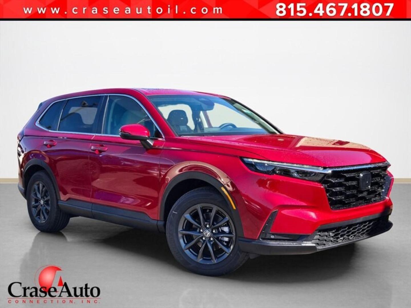 2026 Burgundy Honda CR-V EX-L (7FARS3H79TE) with an 1.5L Turbo I4 190hp 179ft. lbs. engine, Automatic transmission, located at 25355 Eames Street, Channahon, IL, 60410, (815) 467-1807, 41.429108, -88.228432 - The 2026 Honda CR-V EX-L offers a balance of performance, comfort, and efficiency. Under the hood, it features a 1.5L Turbocharged Inline-4 engine, delivering 190 horsepower and 179 lb-ft of torque, providing responsive and smooth acceleration. The vehicle comes in a distinctive Burgundy exterior co- Photo#0