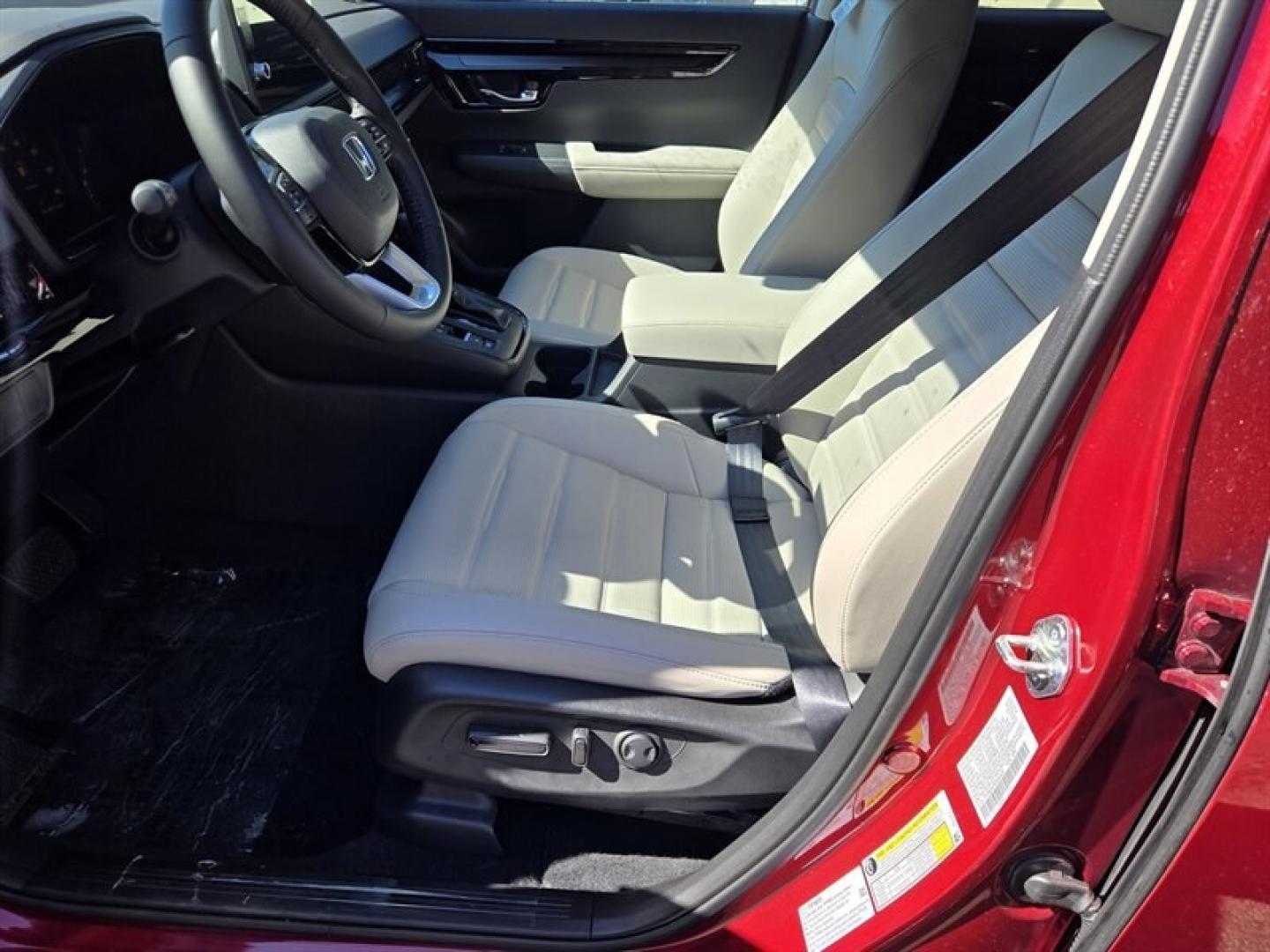 2026 Burgundy Honda CR-V EX-L (7FARS3H79TE) with an 1.5L Turbo I4 190hp 179ft. lbs. engine, Automatic transmission, located at 25355 Eames Street, Channahon, IL, 60410, (815) 467-1807, 41.429108, -88.228432 - The 2026 Honda CR-V EX-L offers a balance of performance, comfort, and efficiency. Under the hood, it features a 1.5L Turbocharged Inline-4 engine, delivering 190 horsepower and 179 lb-ft of torque, providing responsive and smooth acceleration. The vehicle comes in a distinctive Burgundy exterior co- Photo#11