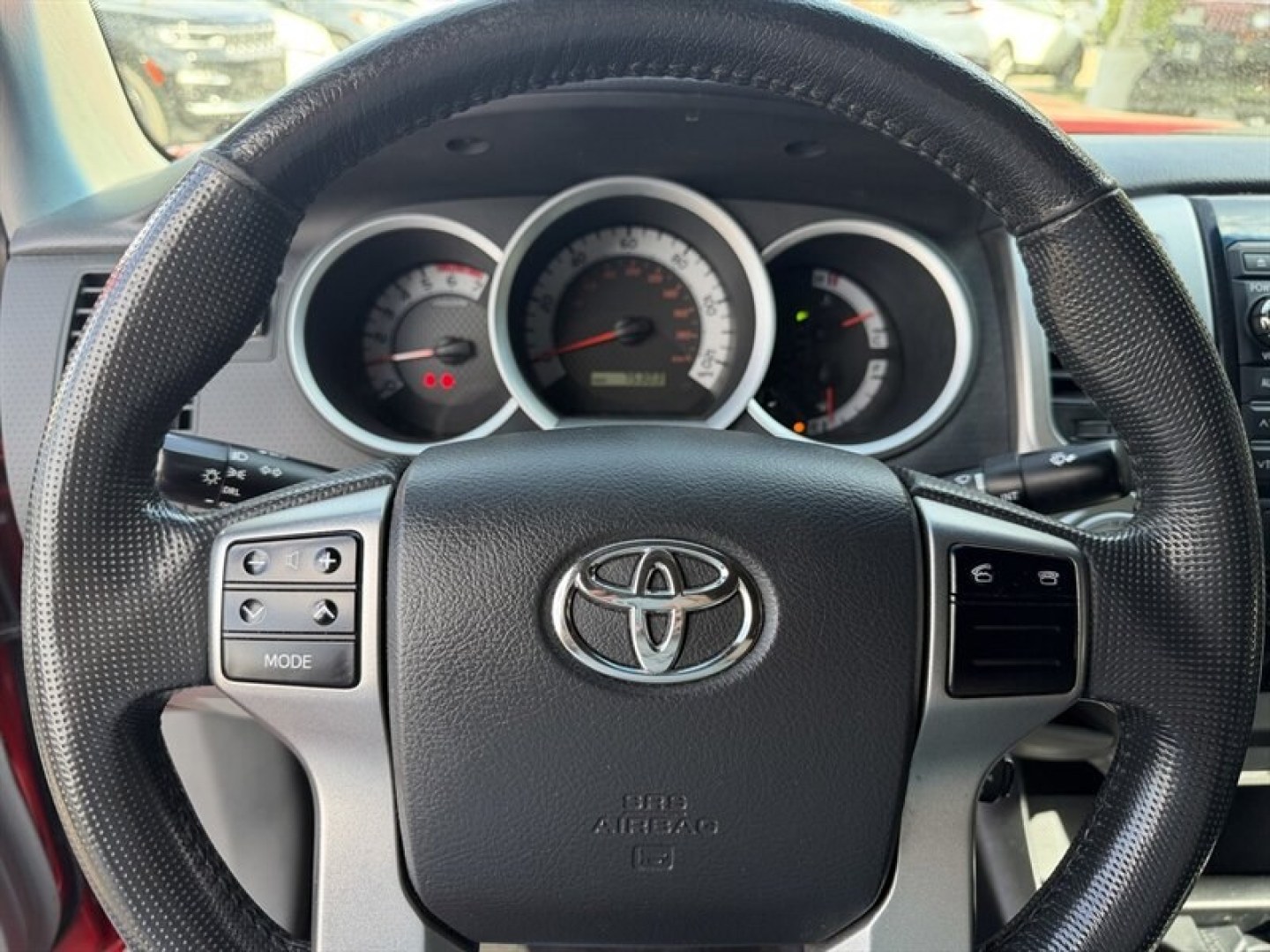 2013 Barcelona Red Metallic Toyota Tacoma Base V6 (3TMMU4FN0DM) with an 4.0L V6 236hp 266ft. lbs. engine, Automatic transmission, located at 25355 Eames Street, Channahon, IL, 60410, (815) 467-1807, 41.429108, -88.228432 - Unleash the beast with this 2013 Toyota Tacoma 4x4 Double Cab TRD, a powerhouse crafted for those who demand dominance on and off the road. Under the hood roars a formidable 4.0L V6 engine delivering 236 horsepower and 266 ft-lbs of torquepure, unrelenting power ready to conquer any terrain. Dresse- Photo#22