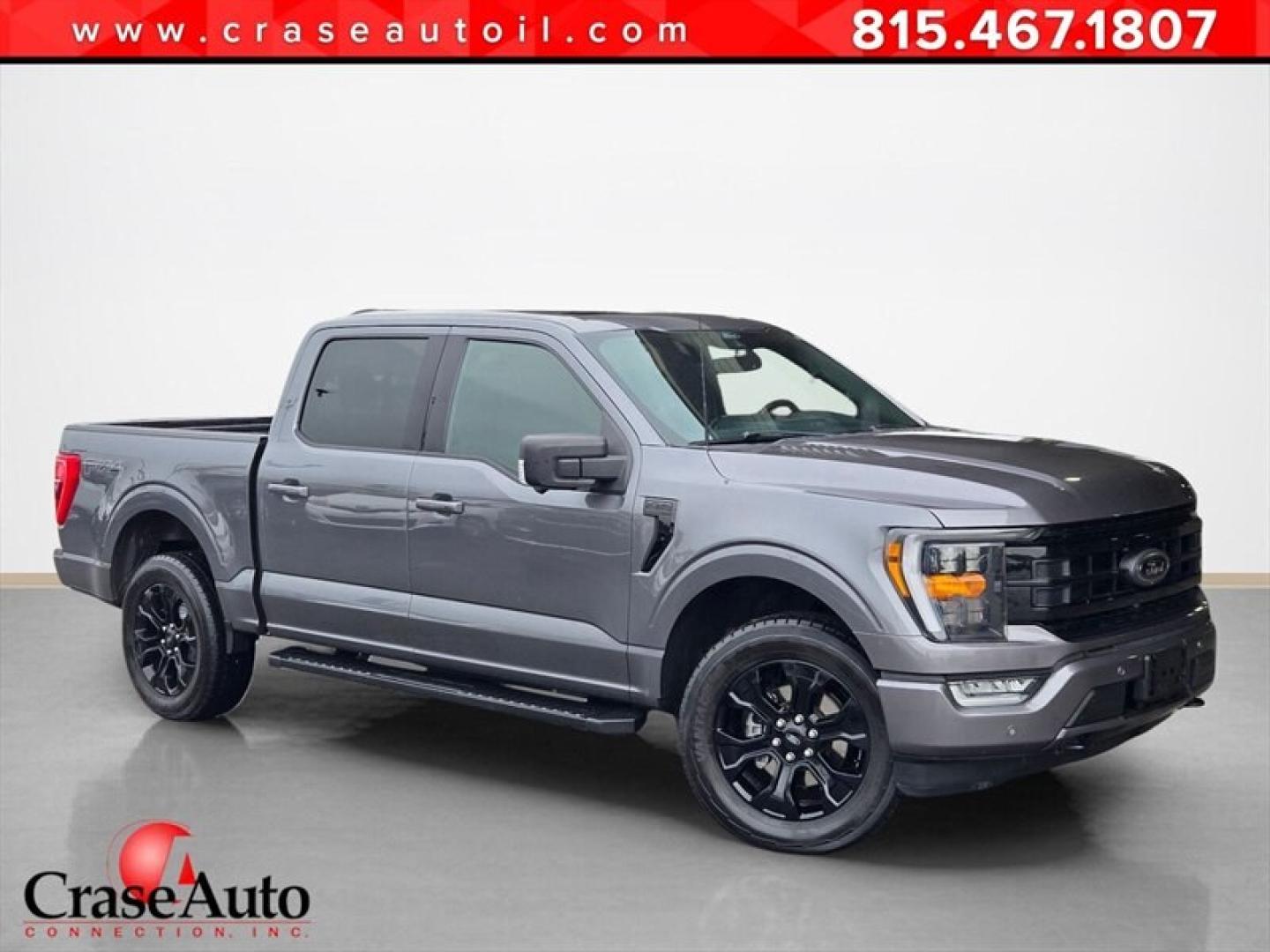 2022 Carbonized Gray Ford F-150 XLT (1FTFW1E89NF) with an EcoBoost 3.5L Twin Turbo V6 400hp 500ft. lbs. engine, Automatic transmission, located at 25355 Eames Street, Channahon, IL, 60410, (815) 467-1807, 41.429108, -88.228432 - 2022 FORD F-150 XLT SUPERCREW 4X4 OVER $11,000 IN EXTRA FACTORY OPTIONS! Some trucks come with the basics. This one checked the upgrade boxes. 3.5L EcoBoost V6 with 10-speed automatic XLT Black Appearance Package with 20" gloss-black wheels Black leather-trimmed seats Twin-panel moonroof FX4- Photo#0
