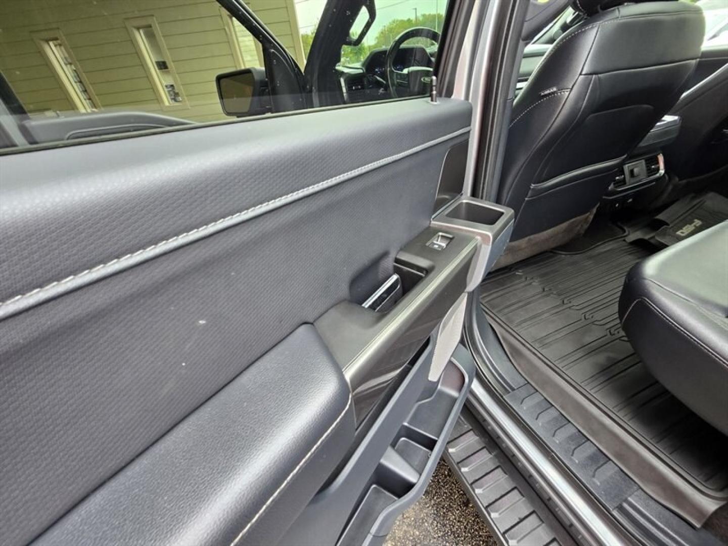 2022 Carbonized Gray Ford F-150 XLT (1FTFW1E89NF) with an EcoBoost 3.5L Twin Turbo V6 400hp 500ft. lbs. engine, Automatic transmission, located at 25355 Eames Street, Channahon, IL, 60410, (815) 467-1807, 41.429108, -88.228432 - 2022 FORD F-150 XLT SUPERCREW 4X4 OVER $11,000 IN EXTRA FACTORY OPTIONS! Some trucks come with the basics. This one checked the upgrade boxes. 3.5L EcoBoost V6 with 10-speed automatic XLT Black Appearance Package with 20" gloss-black wheels Black leather-trimmed seats Twin-panel moonroof FX4- Photo#33