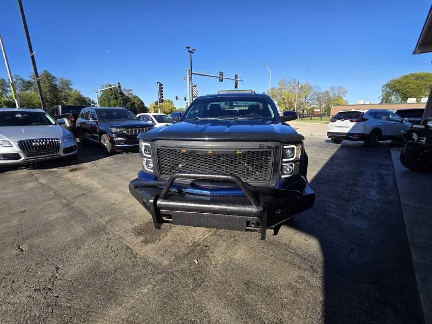 2015 Blue Chevrolet Silverado 1500 LT LT1 (1GCNKREC6FZ) with an EcoTec3 5.3L V8 355hp 383ft. lbs. engine, Automatic transmission, located at 25355 Eames Street, Channahon, IL, 60410, (815) 467-1807, 41.429108, -88.228432 - Unleash the power of the 2015 Chevrolet Silverado 1500 LT, a beast built to dominate every road and job site. Under the hood roars a robust EcoTec3 5.3L V8 engine pumping out a fierce 355 horsepower and 383 lb-ft of torquethis truck doesnt just move, it conquers. Dressed in a striking Deep Ocean Bl- Photo#9