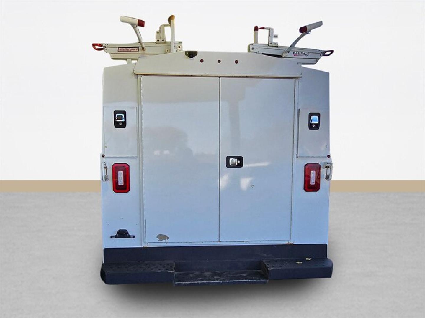 2019 White Chevrolet Express Work Van Cutaway (1GB0GRFG3K1) with an Vortec 6.0L Flex Fuel V8 341hp 373ft. lbs. engine, Automatic transmission, located at 25355 Eames Street, Channahon, IL, 60410, (815) 467-1807, 41.429108, -88.228432 - ** 12 FOOT KNAPHEIDE KUV PLUMBERS BODY. **The 2019 Chevrolet Express 3500 is equipped with a robust Vortec 6.0L Flex Fuel V8 engine, delivering 341 horsepower and 373 lb-ft of torque, providing reliable performance for a variety of driving needs. The exterior features a clean White finish, complemen- Photo#4