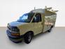 2019 White Chevrolet Express Work Van Cutaway (1GB0GRFG3K1) with an Vortec 6.0L Flex Fuel V8 341hp 373ft. lbs. engine, Automatic transmission, located at 25355 Eames Street, Channahon, IL, 60410, (815) 467-1807, 41.429108, -88.228432 - ** 12 FOOT KNAPHEIDE KUV PLUMBERS BODY. **The 2019 Chevrolet Express 3500 is equipped with a robust Vortec 6.0L Flex Fuel V8 engine, delivering 341 horsepower and 373 lb-ft of torque, providing reliable performance for a variety of driving needs. The exterior features a clean White finish, complemen- Photo#7