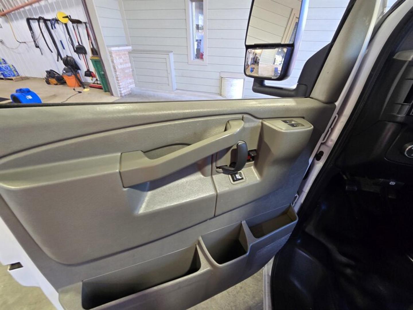 2019 White Chevrolet Express Work Van Cutaway (1GB0GRFG3K1) with an Vortec 6.0L Flex Fuel V8 341hp 373ft. lbs. engine, Automatic transmission, located at 25355 Eames Street, Channahon, IL, 60410, (815) 467-1807, 41.429108, -88.228432 - ** 12 FOOT KNAPHEIDE KUV PLUMBERS BODY. **The 2019 Chevrolet Express 3500 is equipped with a robust Vortec 6.0L Flex Fuel V8 engine, delivering 341 horsepower and 373 lb-ft of torque, providing reliable performance for a variety of driving needs. The exterior features a clean White finish, complemen- Photo#10