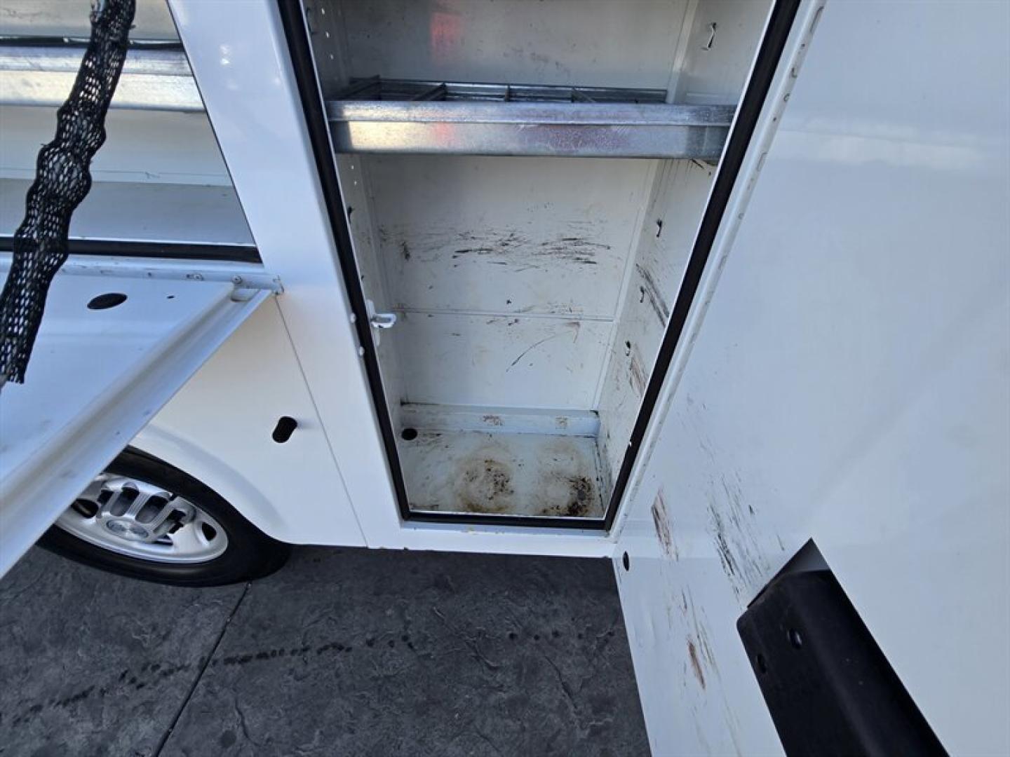 2019 White Chevrolet Express Work Van Cutaway (1GB0GRFG3K1) with an Vortec 6.0L Flex Fuel V8 341hp 373ft. lbs. engine, Automatic transmission, located at 25355 Eames Street, Channahon, IL, 60410, (815) 467-1807, 41.429108, -88.228432 - ** 12 FOOT KNAPHEIDE KUV PLUMBERS BODY. **The 2019 Chevrolet Express 3500 is equipped with a robust Vortec 6.0L Flex Fuel V8 engine, delivering 341 horsepower and 373 lb-ft of torque, providing reliable performance for a variety of driving needs. The exterior features a clean White finish, complemen- Photo#33